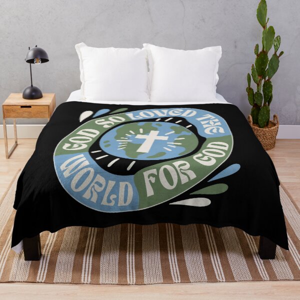 Item preview, God Loves The World Vintage Retro designed and sold by Clayborn1Carrie.
