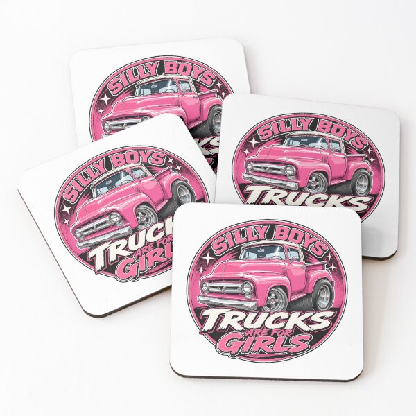 Item preview, Silly Boys, Trucks Are For Girls – Pink Truck designed and sold by Wilcox PhotoArt.