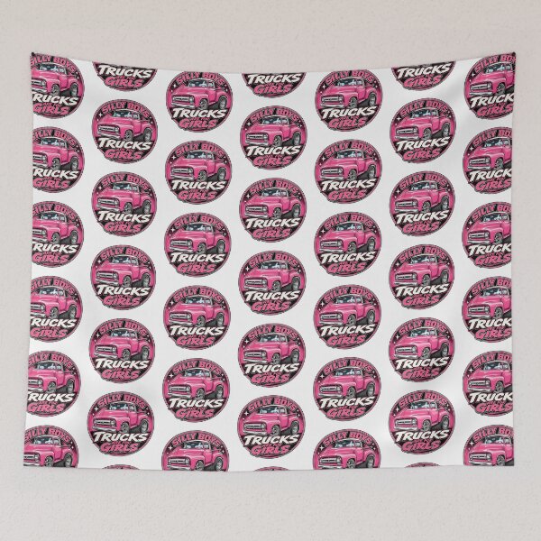 Item preview, Silly Boys, Trucks Are For Girls – Pink Truck designed and sold by Wilcox PhotoArt.
