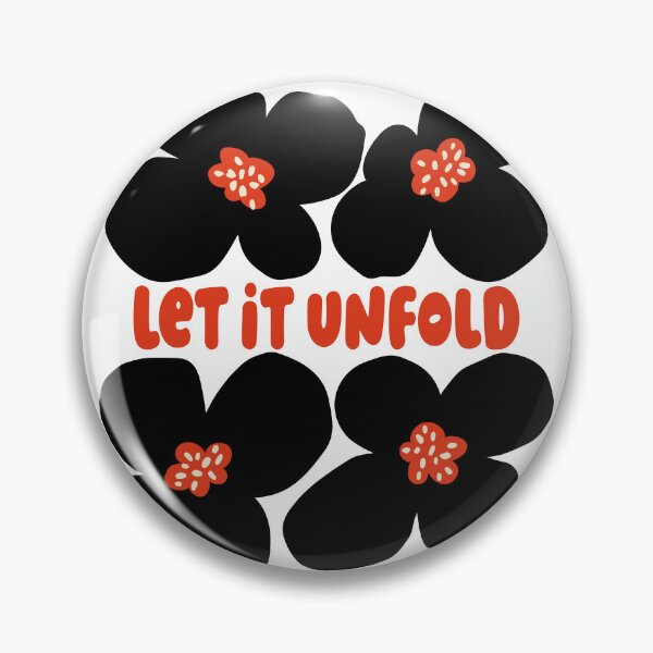 Item preview, Black Red Let It Unfold Floral Graphic designed and sold by Aniko Tulipan.
