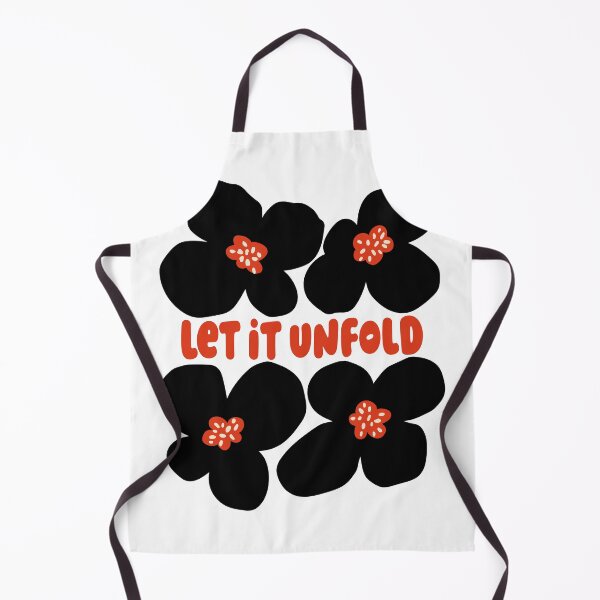 Item preview, Black Red Let It Unfold Floral Graphic designed and sold by Aniko Tulipan.