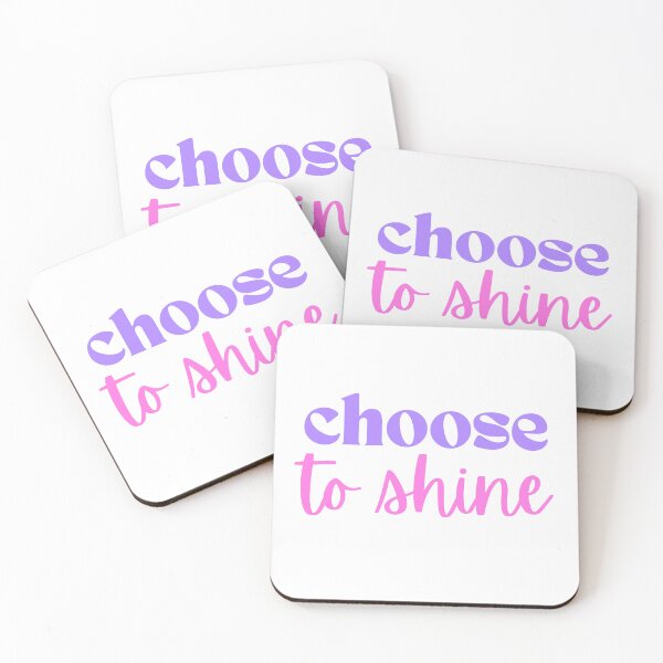 Item preview, Choose to Shine Positive Affirmation Quote designed and sold by jianina-alondra.