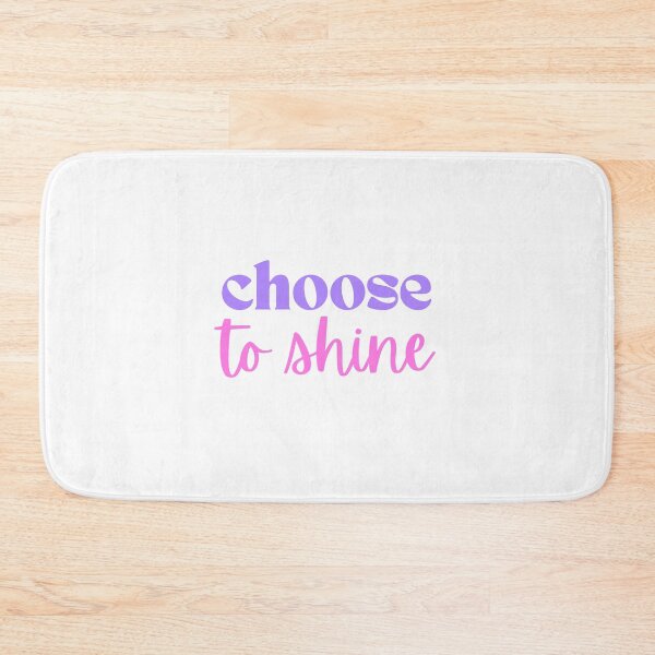 Item preview, Choose to Shine Positive Affirmation Quote designed and sold by jianina-alondra.