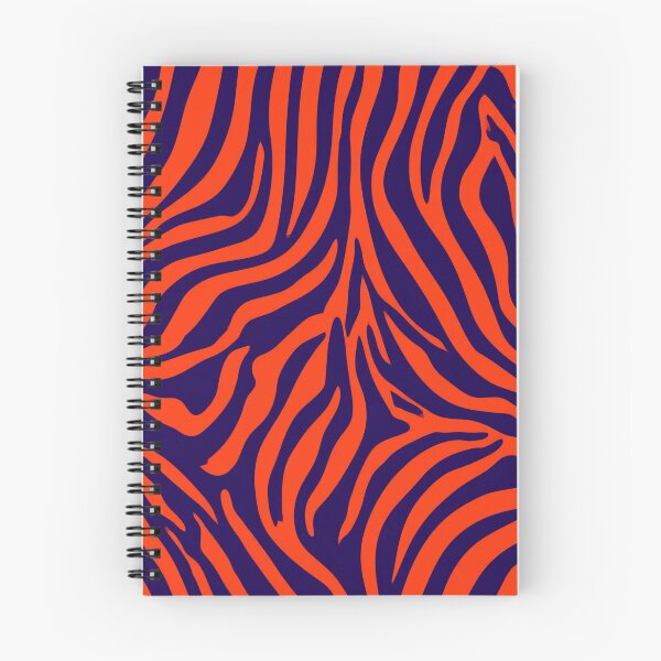 Item preview, Modern Orange Indigo Zebra Pattern Vibrant Fashion Background Artwork designed and sold by EL-Lebedenko.