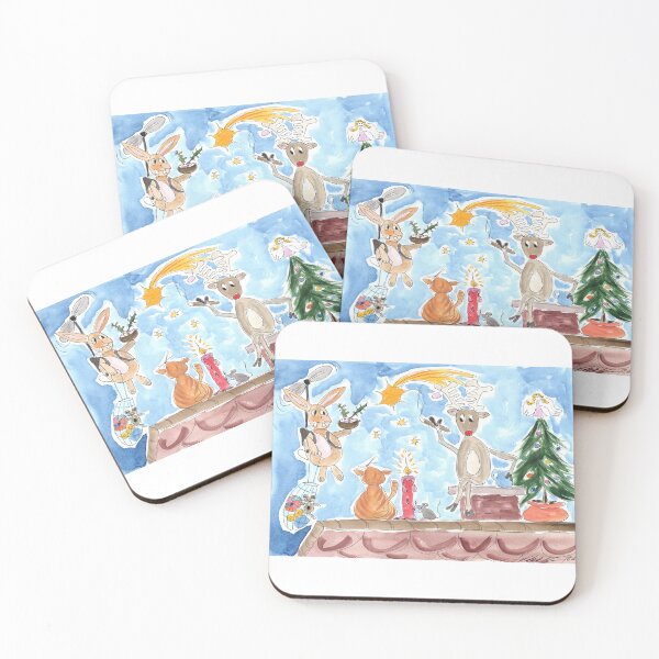 Item preview, Christmas, Weihnachten, Christmas-Party, Roof-Party, Reindeer Rudolph, Rabbit designed and sold by Anke‘s Bazaar.