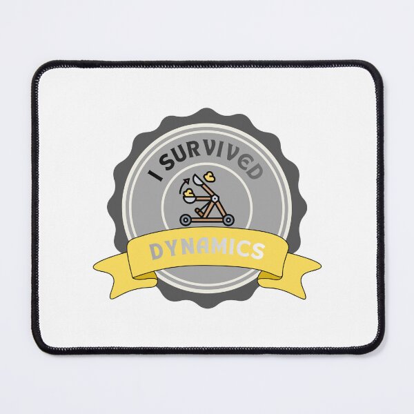 Item preview, I Survived Dynamics Engineering Student Badge designed and sold by ThePungineer.