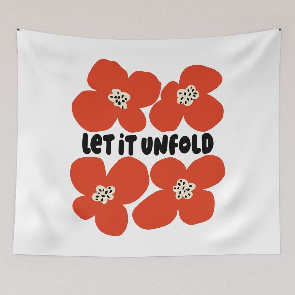 Item preview, Let It Unfold Floral Graphic designed and sold by Aniko Tulipan.