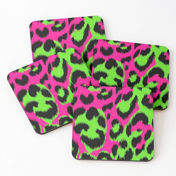Item preview, Bold Neon Leopard Spots Pattern Modern Fashion Textile Design designed and sold by EL-Lebedenko.