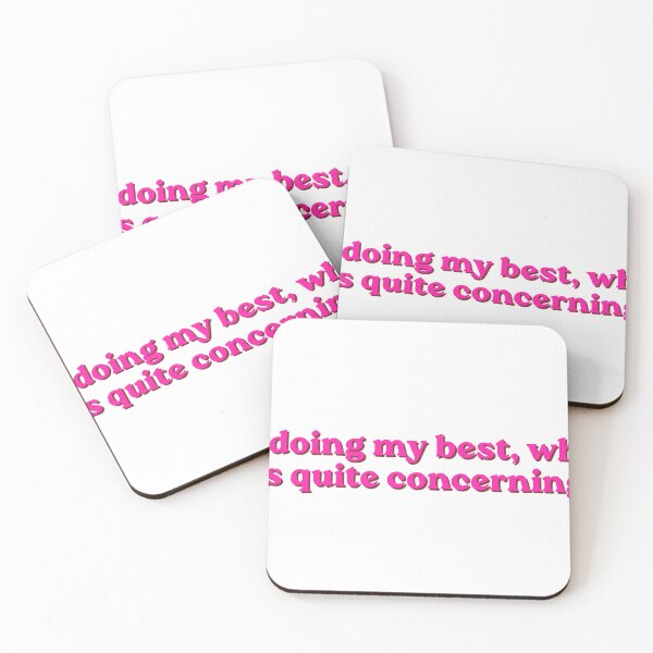 Item preview, Pink I’m doing my best. Funny relatable quote meme designed and sold by InSpaceAstrid.