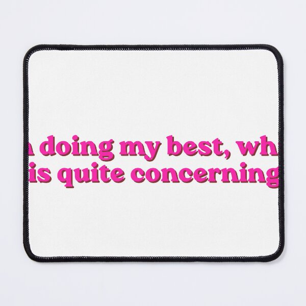 Item preview, Pink I’m doing my best. Funny relatable quote meme designed and sold by InSpaceAstrid.