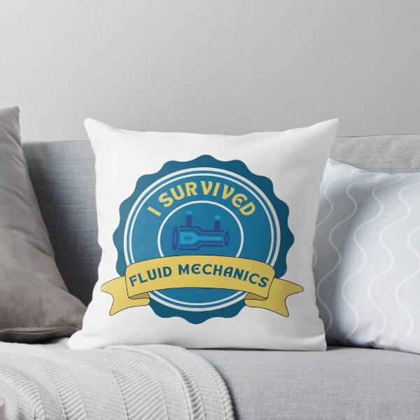 Item preview, I Survived Fluid Mechanics Engineering Student Badge designed and sold by ThePungineer.