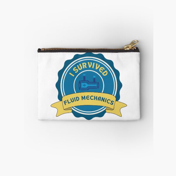 Item preview, I Survived Fluid Mechanics Engineering Student Badge designed and sold by ThePungineer.