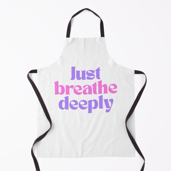Item preview, Just Breathe Deeply Positive Reminder Quote designed and sold by jianina-alondra.