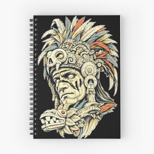 Item preview, The Ancient commander, a fierce aztec warrior chief wearing an ornate headdress and riding a mythical war beast designed and sold by PatrickHalftone.