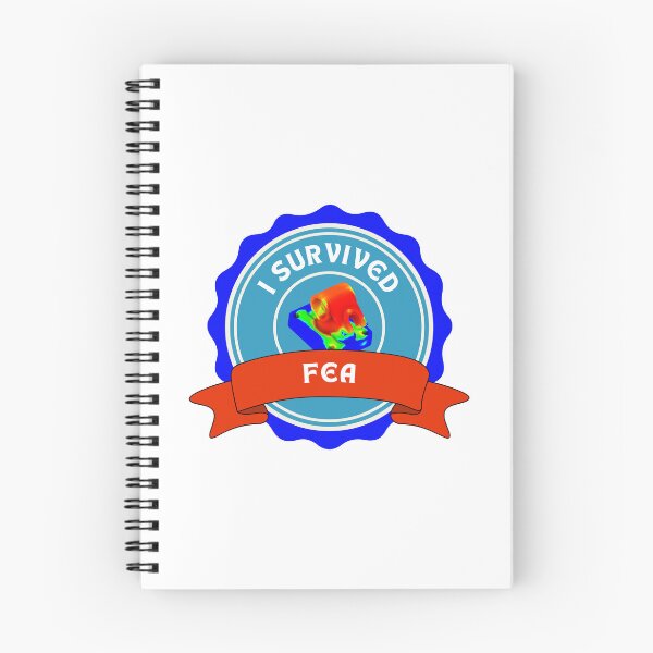 Item preview, I Survived FEA Engineering Student Badge designed and sold by ThePungineer.