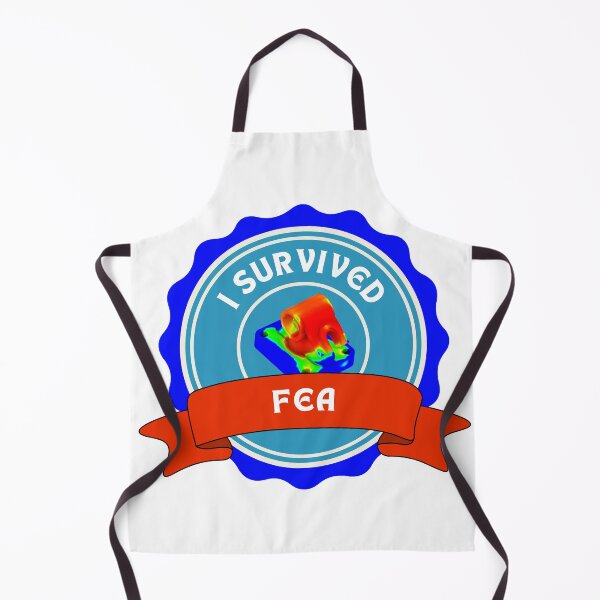 Item preview, I Survived FEA Engineering Student Badge designed and sold by ThePungineer.