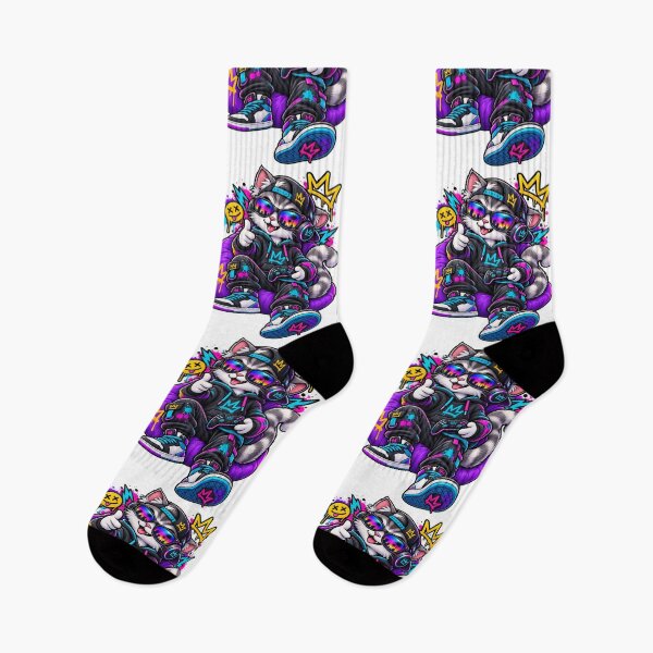 Item preview, Gamer Cat Graffiti Streetwear Character designed and sold by JMDG Studio.