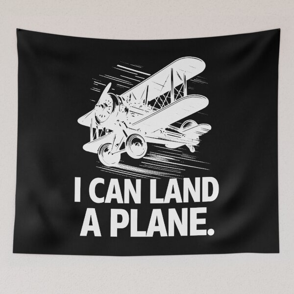 Item preview, I Can Land a Plane – Funny Pilot Aviation Humor Design designed and sold by artworkathome.
