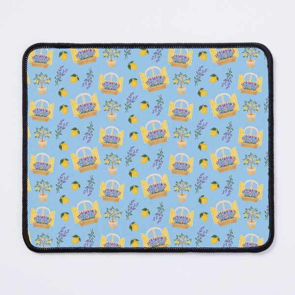 Item preview, Lemon Tree Window Lavender Pattern designed and sold by Kritiveemporio.