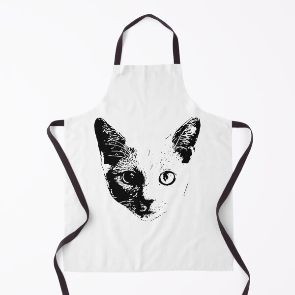 Item preview, Artistic Cat Face Sketch Illustration designed and sold by OlyvieArt.