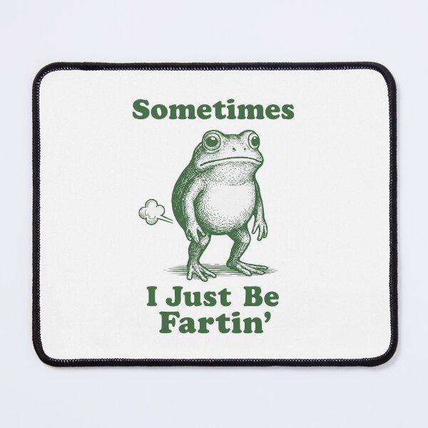 Item preview, Sometimes I Just Be Fartin' - Funny Vintage Frog Meme designed and sold by Shopeon Designs.