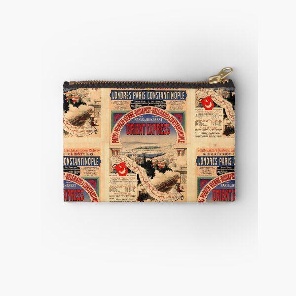 Item preview, Vintage Orient Express Poster | 1888 Winter Service Art | Luxury Train Travel | Paris to Constantinople | Historic Rail Journey designed and sold by artofuniverse.