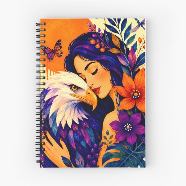 Item preview, Woman and Eagle designed and sold by NeuroArtGallery.