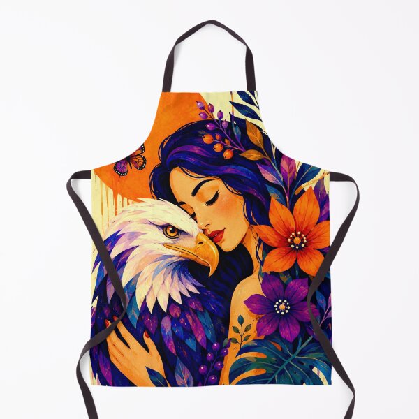 Item preview, Woman and Eagle designed and sold by NeuroArtGallery.
