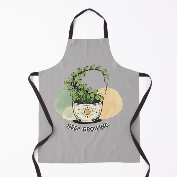 Item preview, Keep Growing Boho Plant Mental Health Awareness Art designed and sold by Timeless Junction.