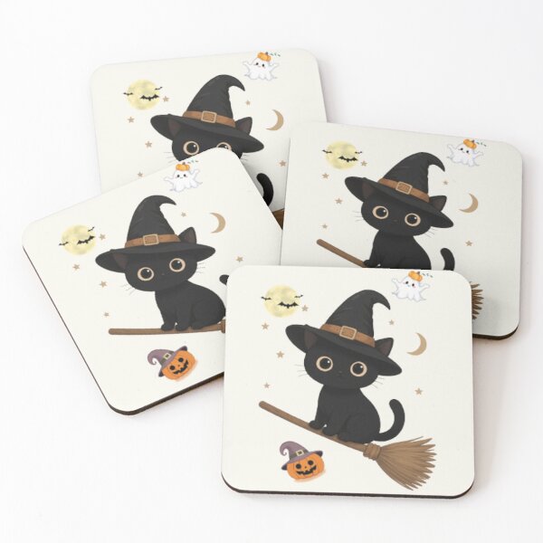 Item preview, Witch Cat Phone Case | Halloween Aesthetic Phone Cover | Spooky Season Gift Idea ??? designed and sold by QuicksandCase.
