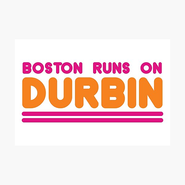 Item preview, Boston Runs on Durbin designed and sold by pink-beagle.