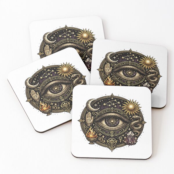 Item preview, Mystical Occult Eye – Esoteric Sigil of Magic designed and sold by TroviTutto.