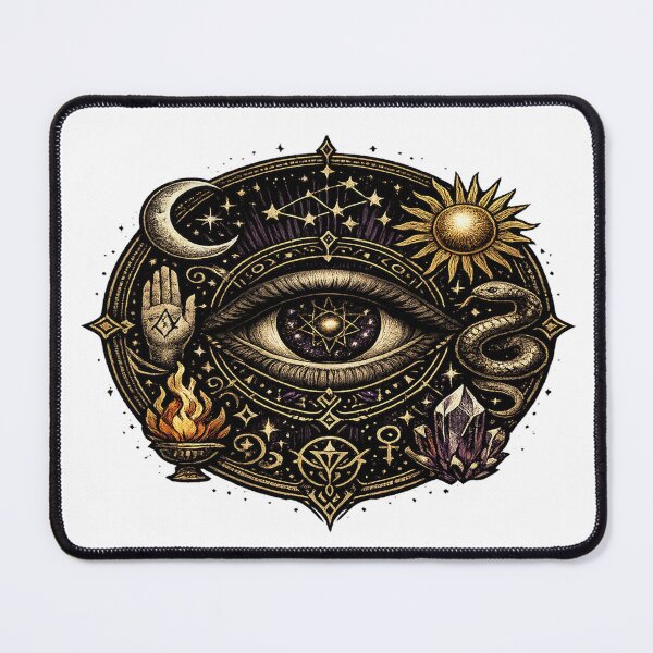 Item preview, Mystical Occult Eye – Esoteric Sigil of Magic designed and sold by TroviTutto.