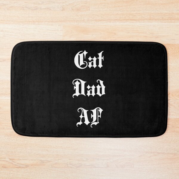 Item preview, Cat Dad AF Gothic Text designed and sold by OlyvieArt.
