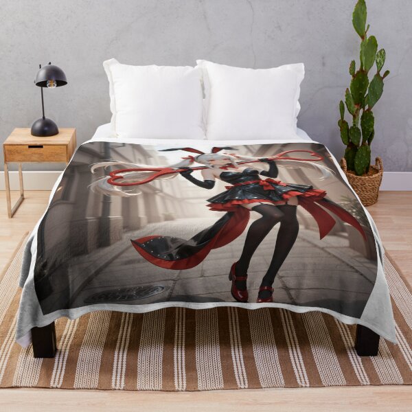 Item preview, Gothic Bunny Girl with Giant Heart Scissor| Red Black Anime designed and sold by Killington.