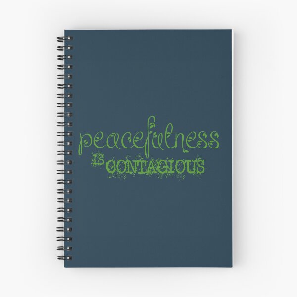 Item preview, peacefulness is contagious designed and sold by Laila-Ahmed.