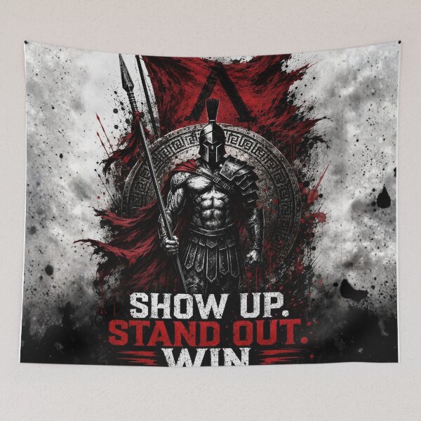 Item preview, Forged in Battle: Ancient Greek Spartan Warrior Aesthetic Tee designed and sold by BenchVibe.