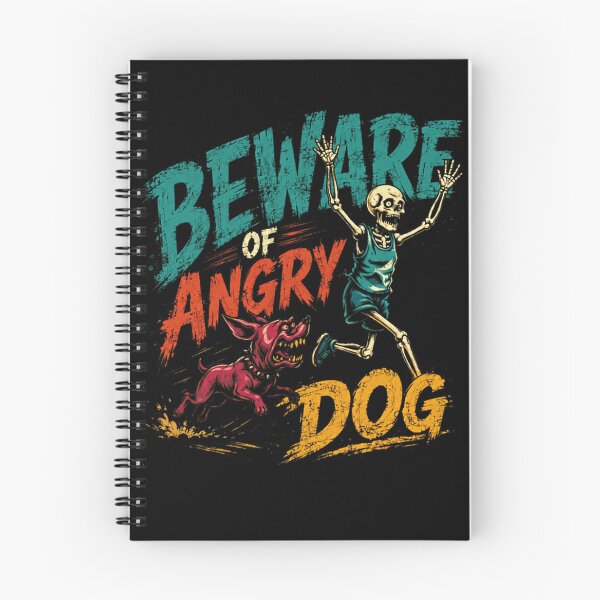 Item preview, Beware Of Angry Dog Halloween Skeleton Runner Humor designed and sold by HumansStuck12.