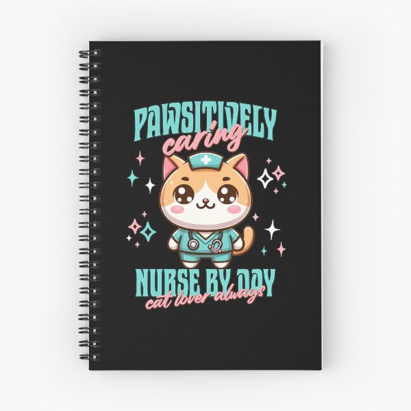 Item preview, Kawaii Cat Nurse Pawsitively Caring Design designed and sold by OlyvieArt.