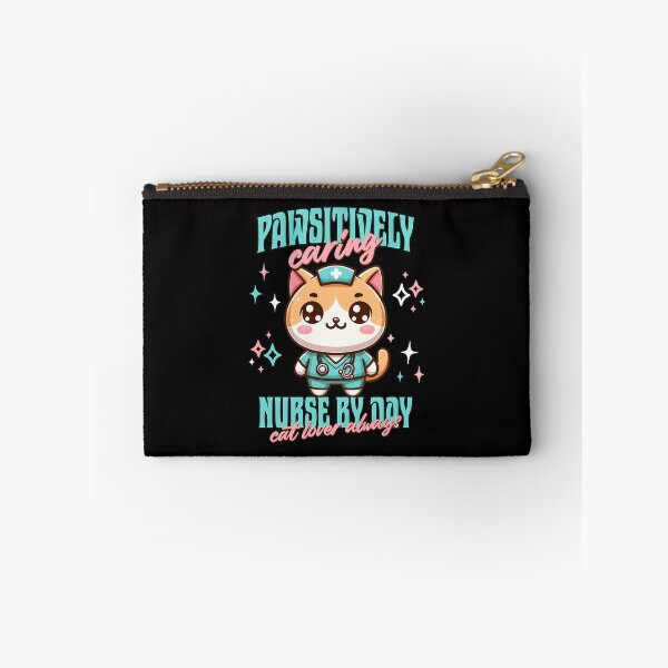 Item preview, Kawaii Cat Nurse Pawsitively Caring Design designed and sold by OlyvieArt.