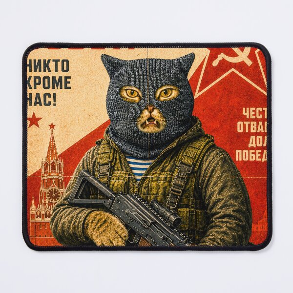 Item preview, Special Forces Cat Poster - GRU Specnaz (SU) designed and sold by OPERATOR-7794.