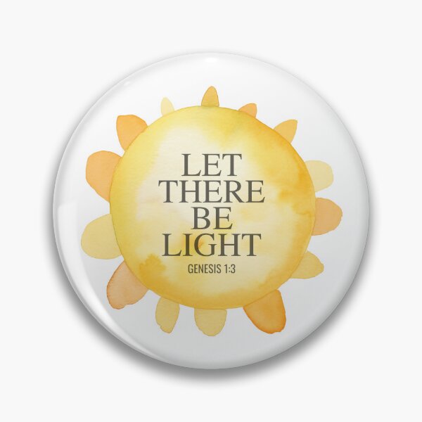 Item preview, Let There Be Light Genesis 1 Verse 3 Watercolor Sun designed and sold by Vision Crafted.