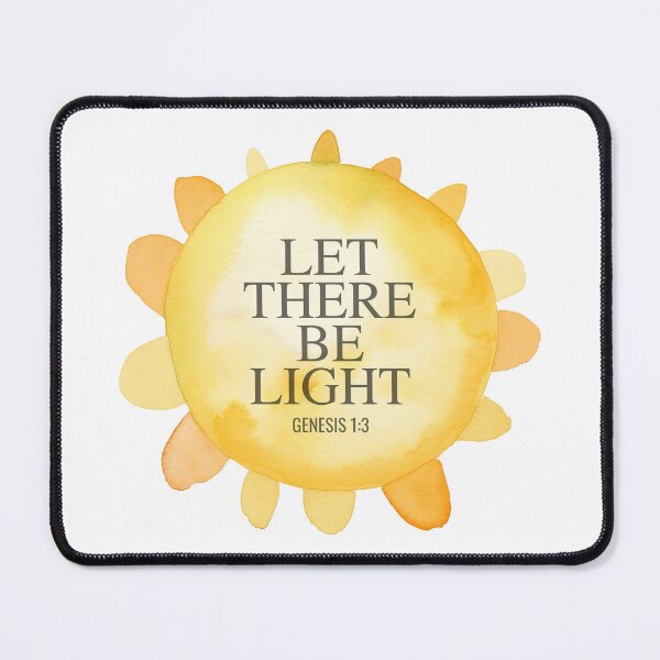 Item preview, Let There Be Light Genesis 1 Verse 3 Watercolor Sun designed and sold by Vision Crafted.