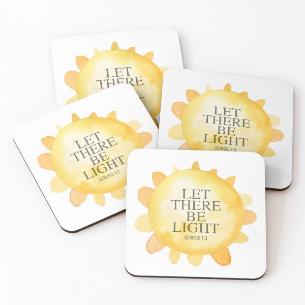 Item preview, Let There Be Light Genesis 1 Verse 3 Watercolor Sun designed and sold by Vision Crafted.