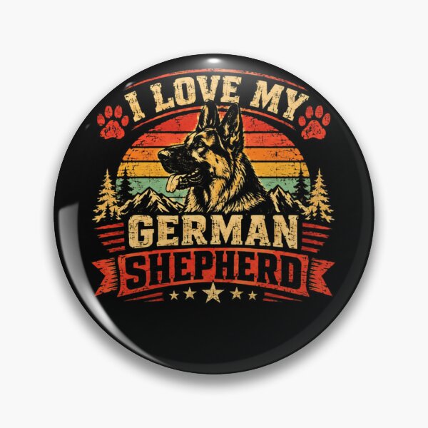Item preview, I Love My German Shepherd Dog Owner Pet Parent designed and sold by HumansStuck12.