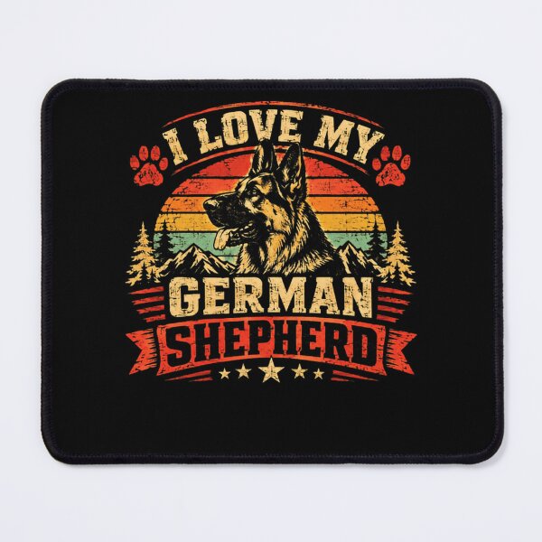 Item preview, I Love My German Shepherd Dog Owner Pet Parent designed and sold by HumansStuck12.