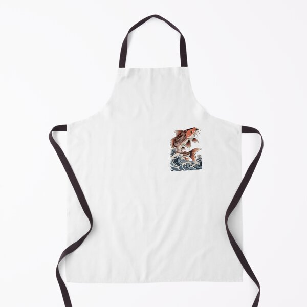 Item preview, Japanese Koi Fish Waves Art – Traditional Irezumi Tattoo Style designed and sold by NeonSketch Lab.