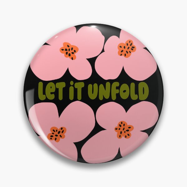 Item preview, Pink Let It Unfold Floral Graphic designed and sold by Aniko Tulipan.