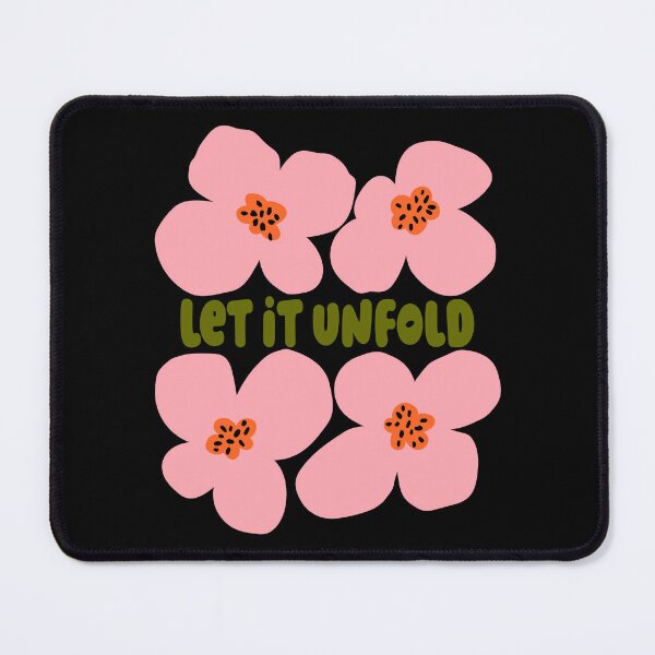 Item preview, Pink Let It Unfold Floral Graphic designed and sold by Aniko Tulipan.