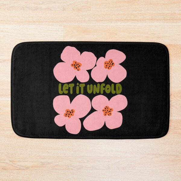 Item preview, Pink Let It Unfold Floral Graphic designed and sold by Aniko Tulipan.